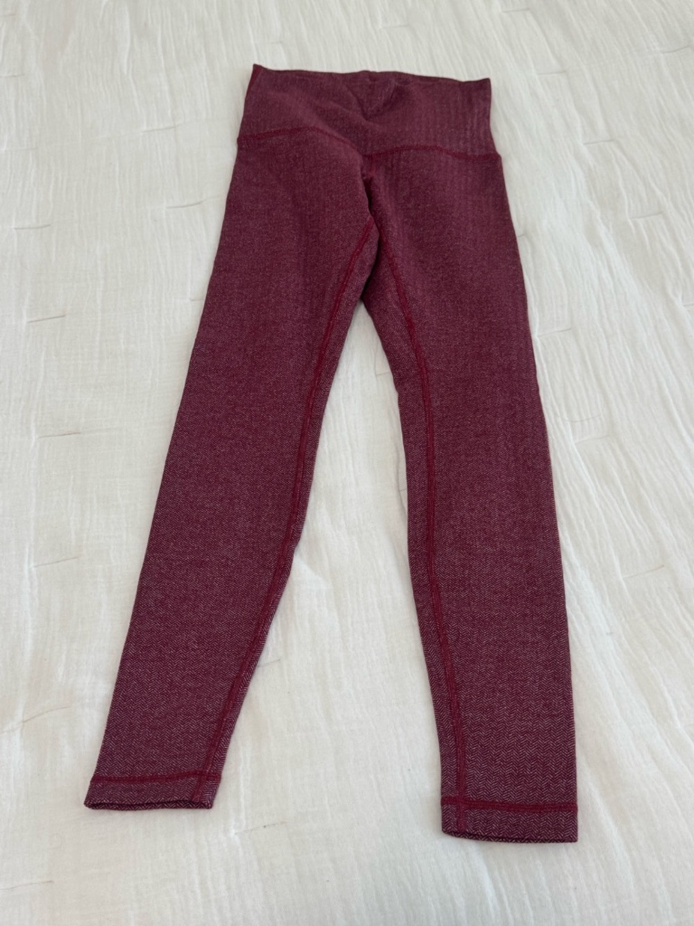lululemon athletica Women's Burgundy High-Rise Leggings